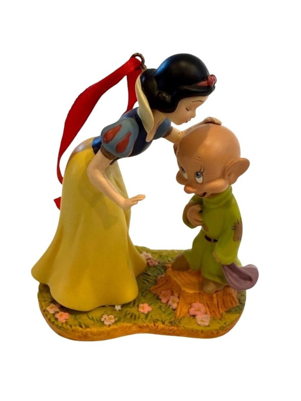 Disney Stetchbook Snow White Kissing Dopey Sketchbook Ornament 2013